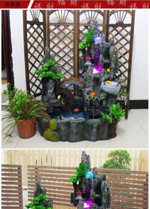 鄭州樹(shù)脂假山流水噴泉加濕器工藝品擺件廠家直批，盡顯自然雅趣
